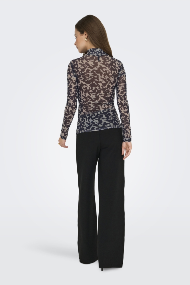ONLERICA LIFE MESH L/S TOP JRS NOOS 15141298 Blue Graphite/Rodeo pumice
